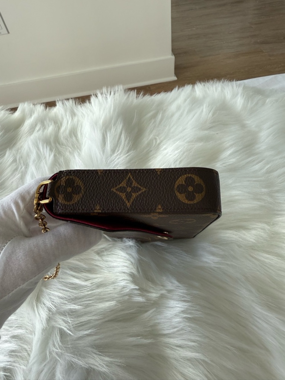 Louis Vuitton: Monogram Pochette Felicie w/ inserts AUTHENTIC - Picture 9 of 16